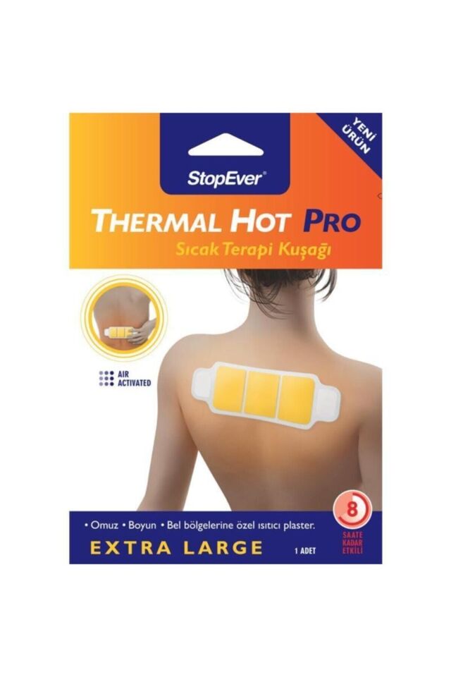 STOPEVER THERMAL HOT PRO SICAK TERAPİ KUŞAĞI - 1 ADET