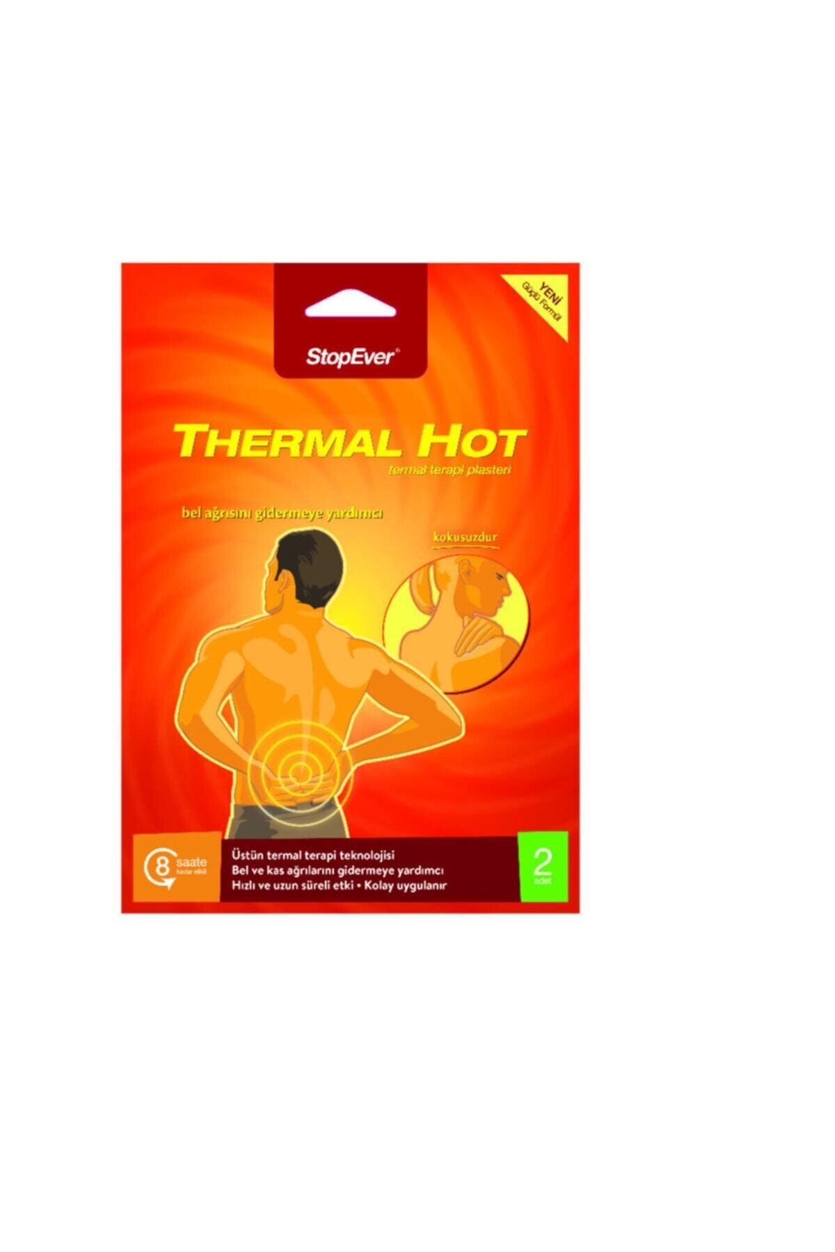 STOPEVER THERMAL HOT PLUS SICAK TERAPİ FLASTERİ 2'Lİ 1 PAKET
