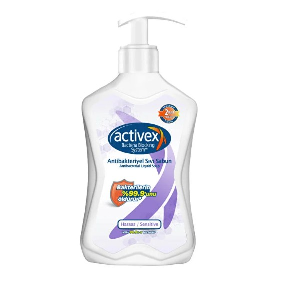 ACTİVEX ANTİBAKTERİYEL SIVI SABUN HASSAS 500 ML