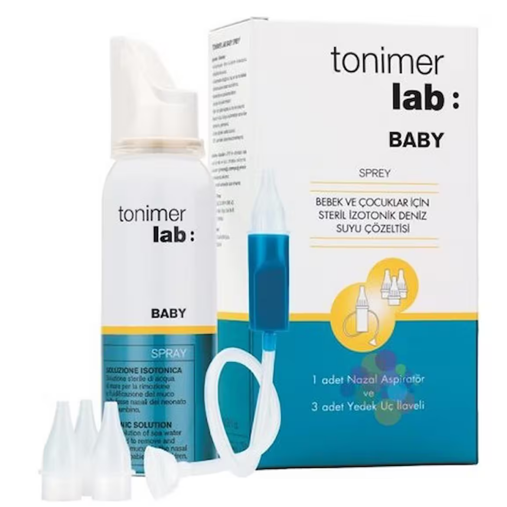 TONİMER LAB BABY SPREY 100 ML + BURUN ASPİRATÖRÜ