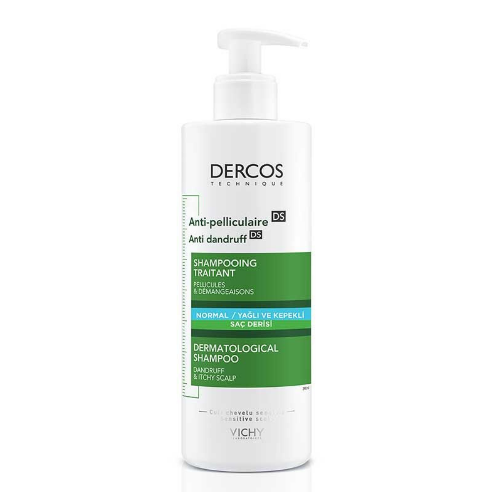 VİCHY DERCOS ANTİ DANDRUFF NORMAL VE YAĞLI SAÇLAR İÇİN KEPEK KARŞITI ŞAMPUAN 390 ML - 200 ML FİYATINA ETİKETLİ