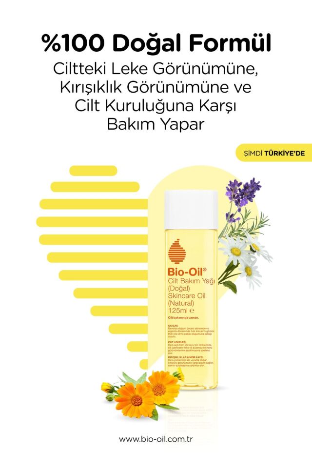 BİO-OİL NATURAL CİLT BAKIM YAĞI 125 ML