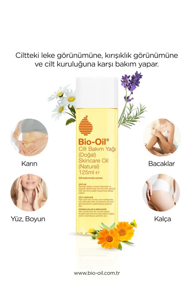 BİO-OİL NATURAL CİLT BAKIM YAĞI 125 ML