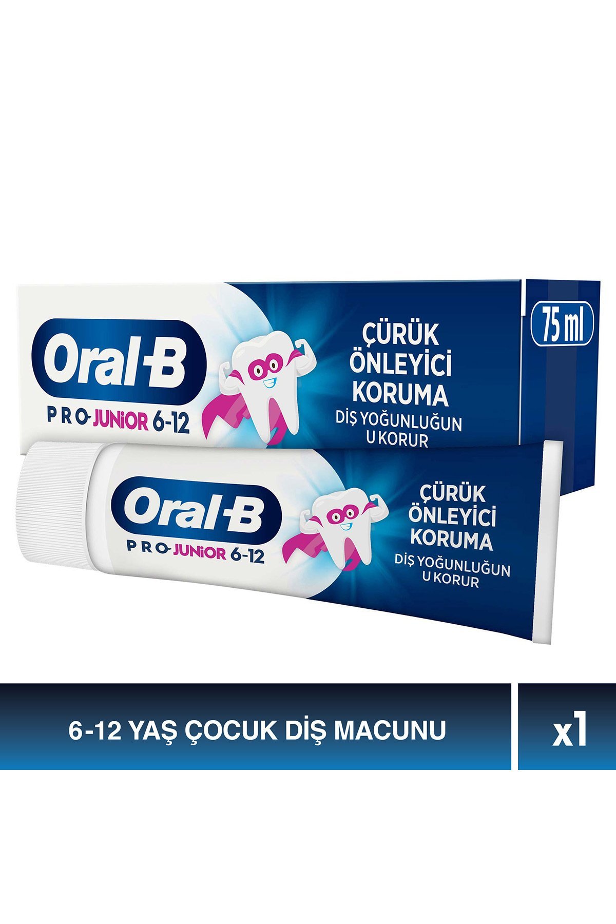 ORAL B DİŞ MACUNU PRO JUNIOR 6-12 75 ML