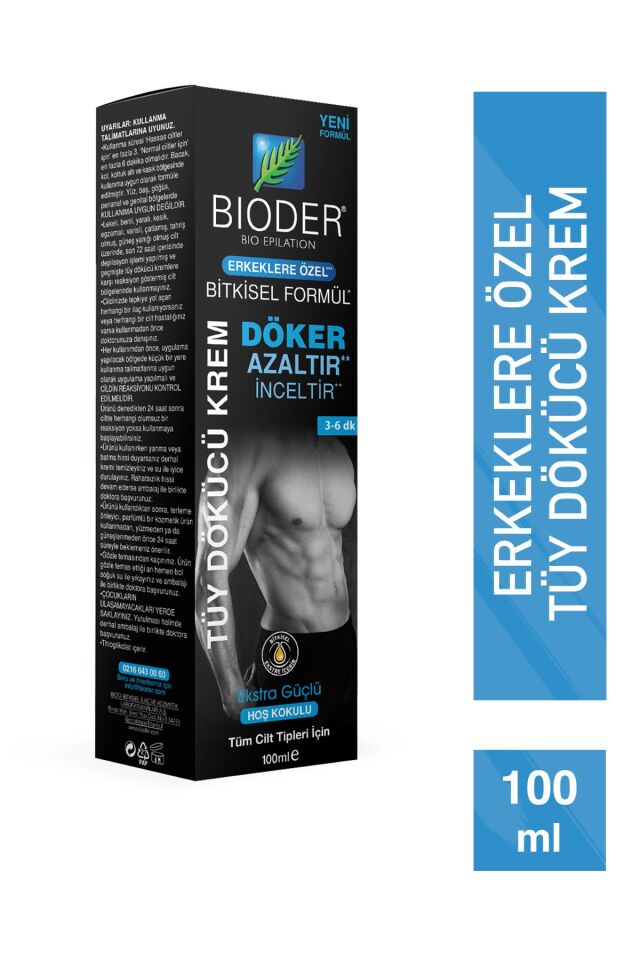 BİODER TÜY DÖKÜCÜ KREM ERKEK 100 ML