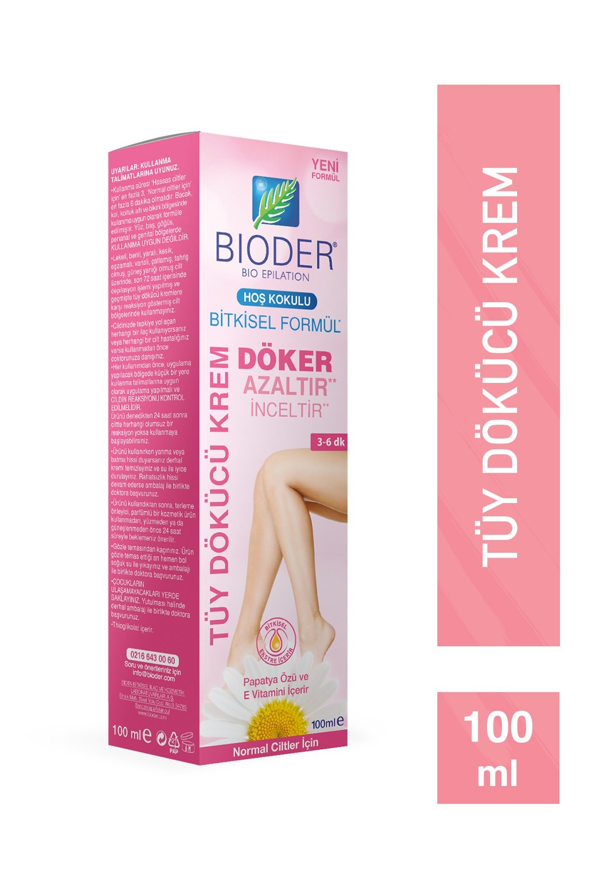 BIODER TÜY DÖKÜCÜ KREM NORMAL CİLTLER 100 ML