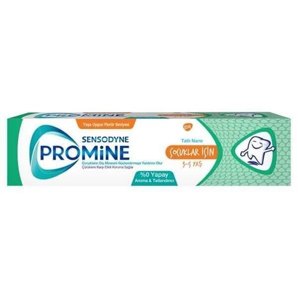 SENSODYNE PROMİNE BABY 3-5 YAŞ ARASI DİŞ MACUNU 50 ML