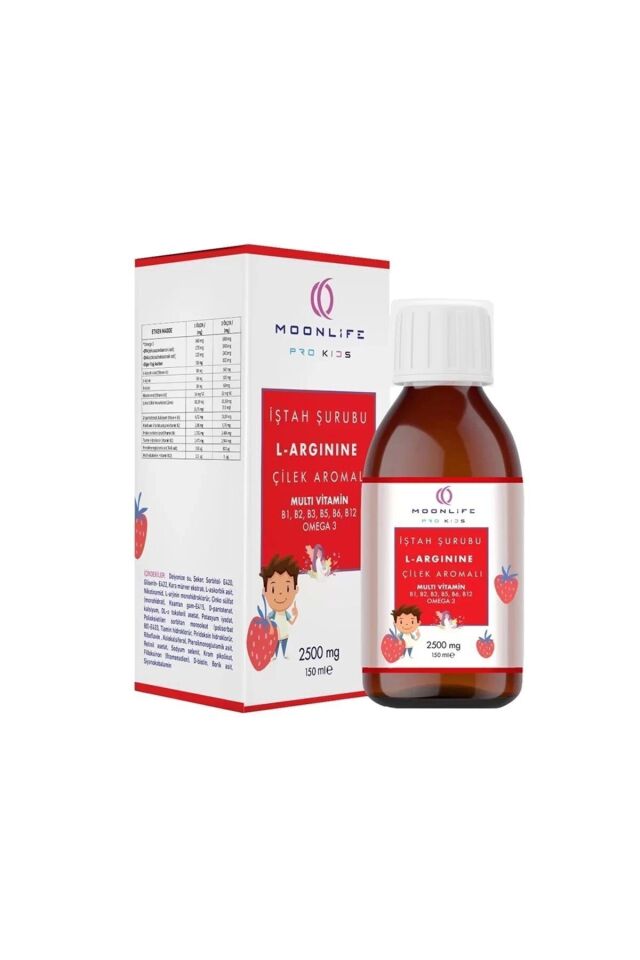 MOONLİFE 150 ML L-ARGİNİN MULTİ VİTAMİN ŞURUP