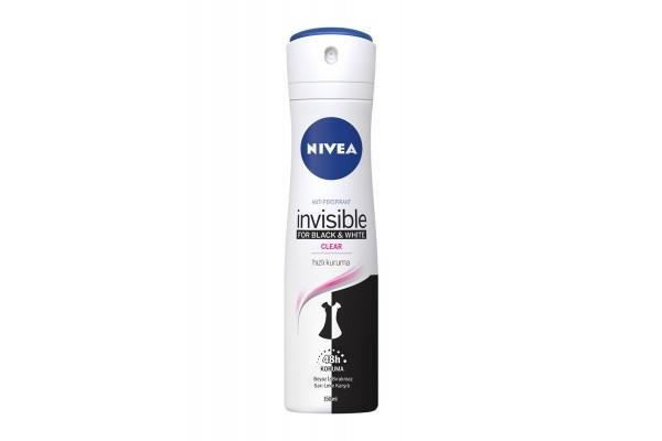 NIVEA DEODORANT WOMEN INVISIBLE CLEAR 150ML