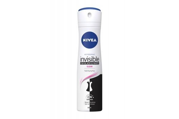 NIVEA DEODORANT WOMEN INVISIBLE CLEAR 150ML