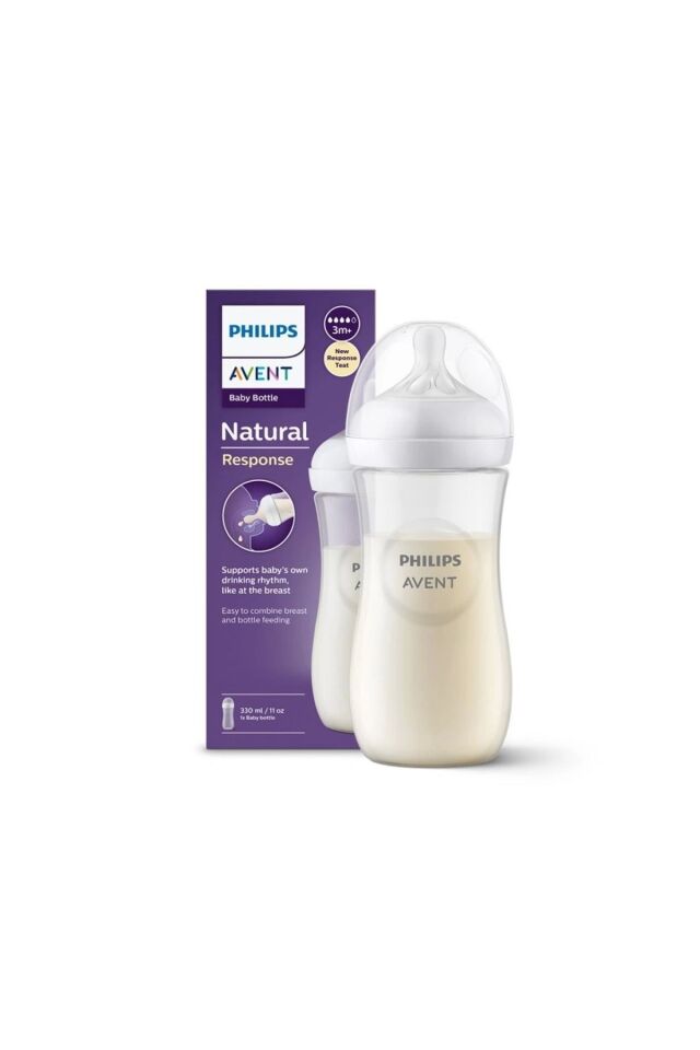 AVENT NATURAL RESPONSE DOĞAL TEPKİLİ PP BİBERON 3 AY 330 ML