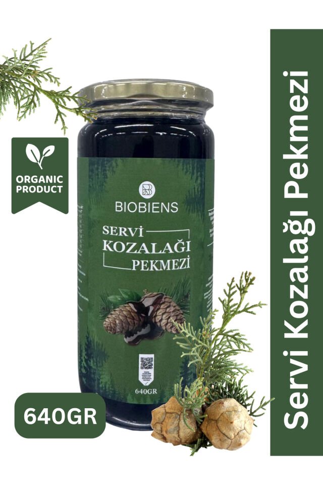 BİOBİENS SERVİ KOZALAK PEKMEZİ 640 GR