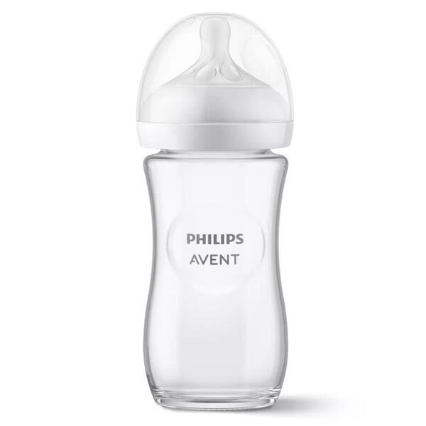 AVENT NATURAL RESPONSE DOĞAL TEPKİLİ CAM BİBERON 1+ AY 240 ML