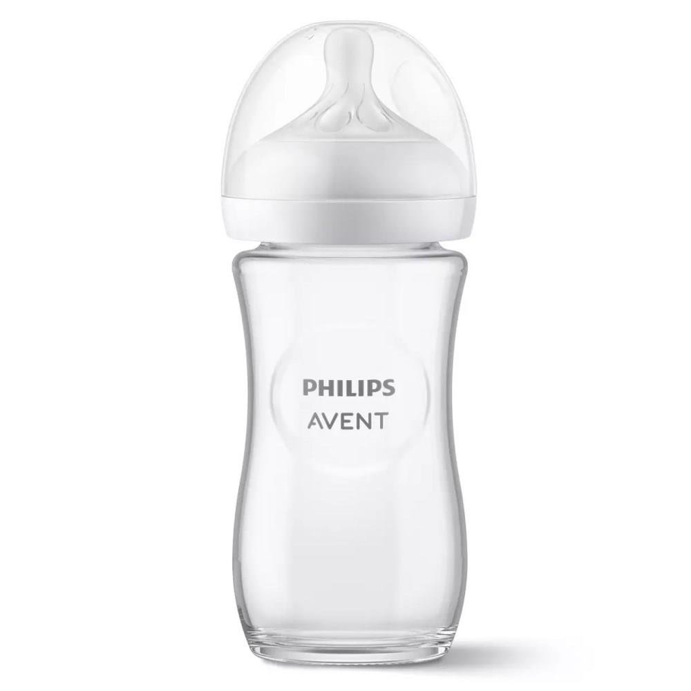 AVENT NATURAL RESPONSE DOĞAL TEPKİLİ CAM BİBERON 1+ AY 240 ML