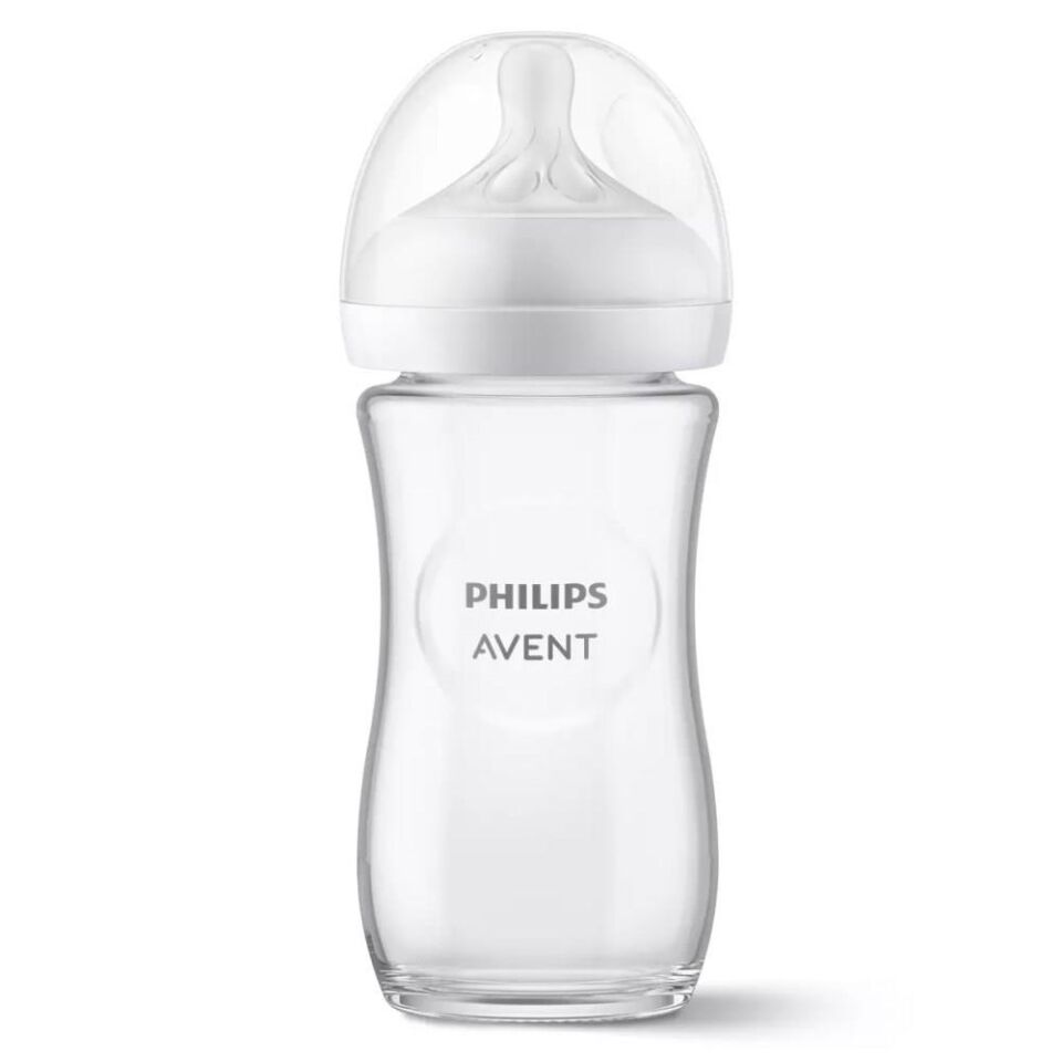 AVENT NATURAL RESPONSE DOĞAL TEPKİLİ CAM BİBERON 1+ AY 240 ML SCY933/01