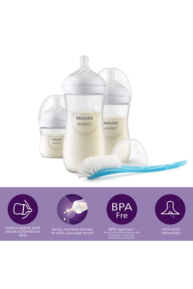 AVENT NATURAL RESPONSE YENİDOĞAN HEDİYE SETİ 3 LÜ SCD837/12