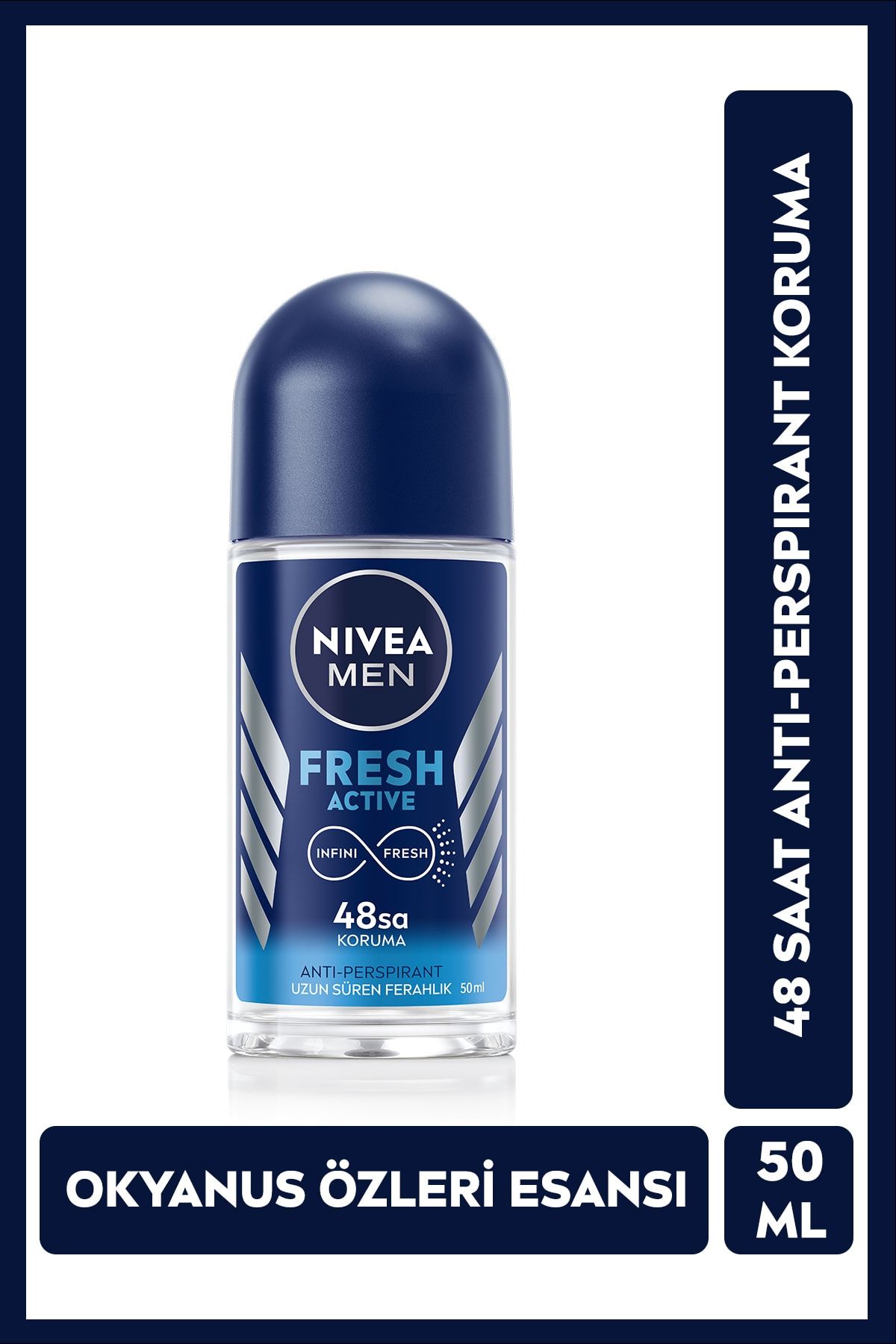 NIVEA ROLL ON FOR MEN FRESH ACTIVE 50ML