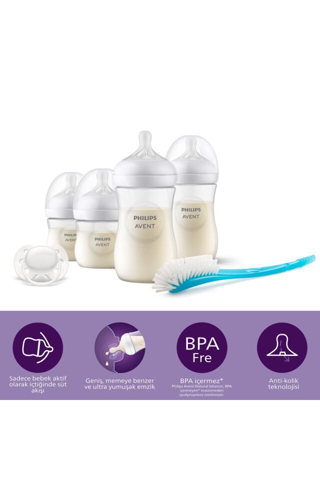 PHİLİPS AVENT NATURAL RESPONSE DOĞAL TEPKİLİ HOŞGELDİN BEBEK HEDİYE SETİ - CAM DEĞİLDİR.