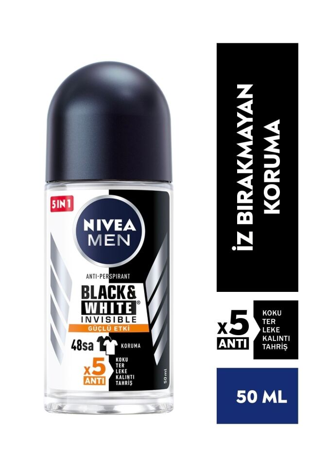 NIVEA ROLL-ON BAY INVISIBLE BLACK&WHITE ULTIMATE 50 ML