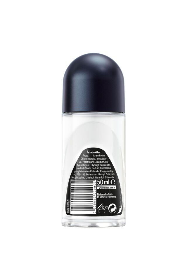 NIVEA ROLL-ON BAY INVISIBLE BLACK&WHITE ULTIMATE 50 ML