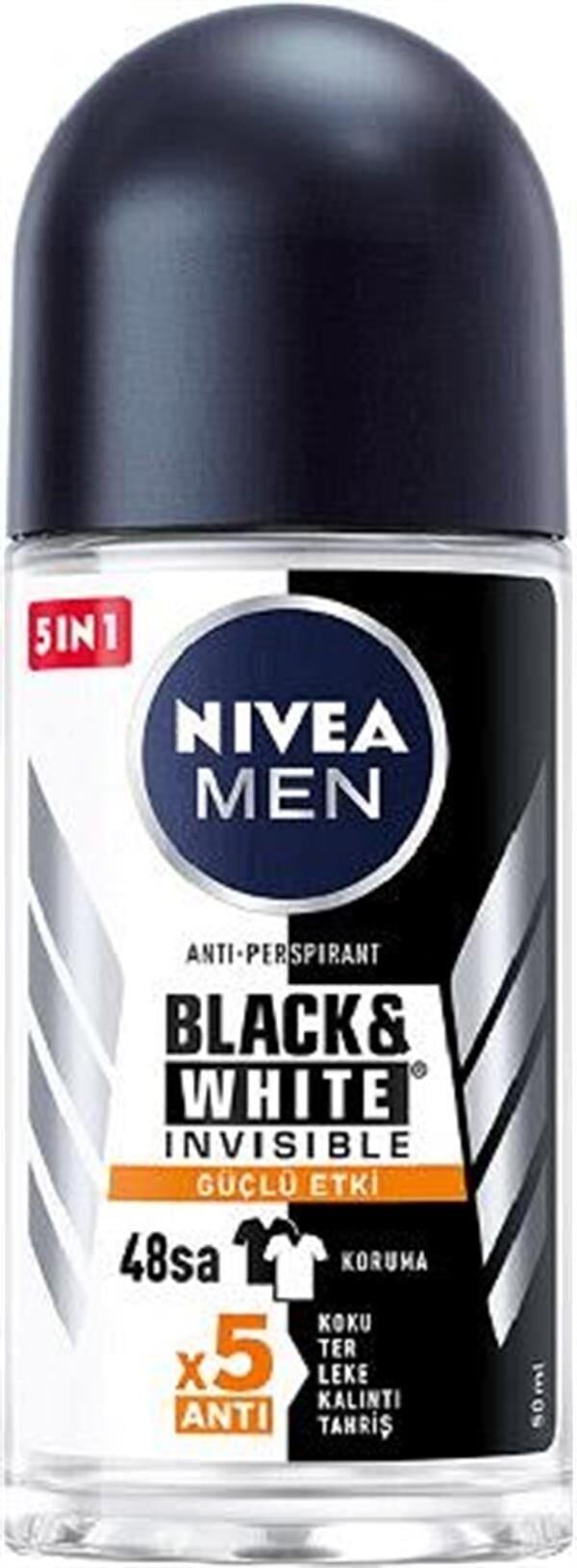 NIVEA ROLL-ON BAY INVISIBLE BLACK&WHITE ULTIMATE 50 ML