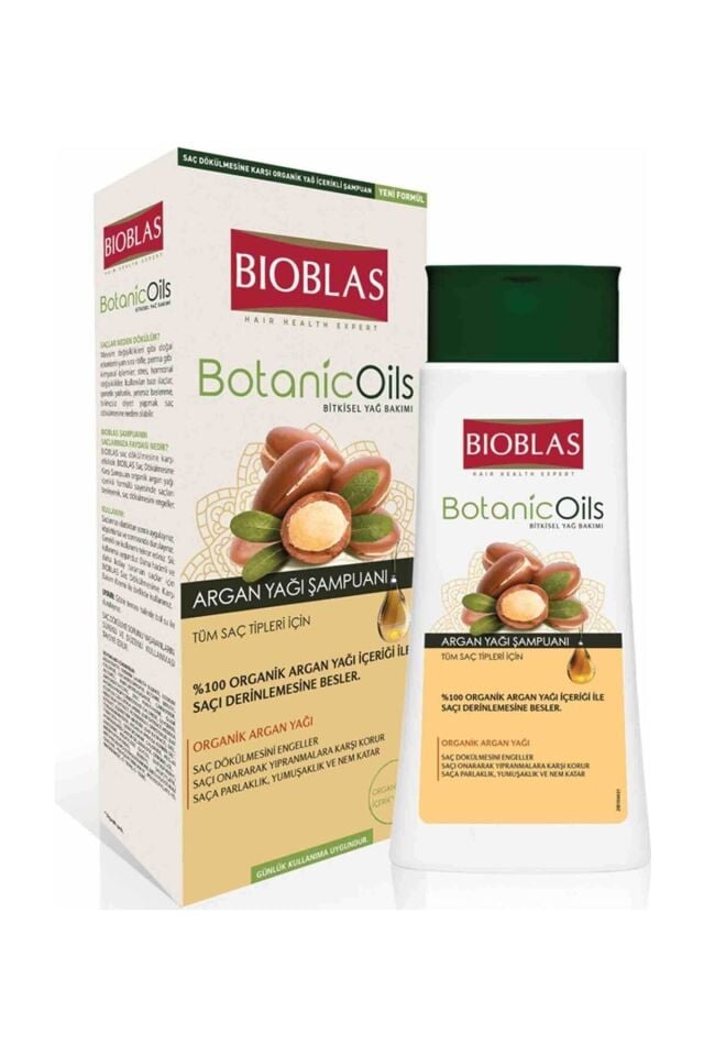 BIOBLAS BOTANIC OILS ARGAN YAĞLI ŞAMPUAN 360 ML