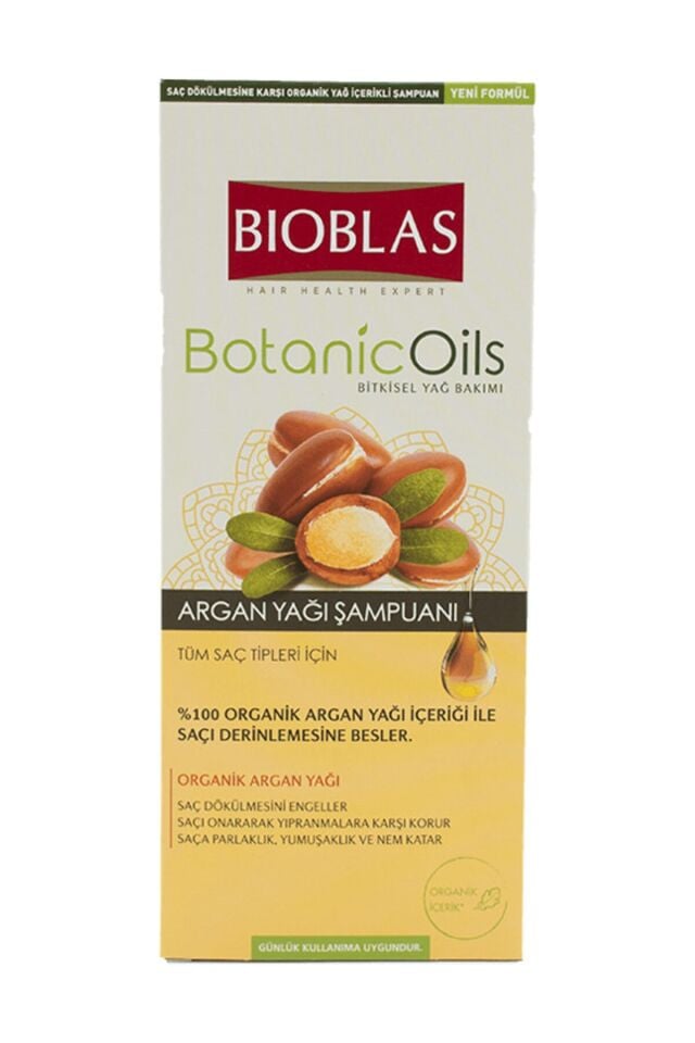BIOBLAS BOTANIC OILS ARGAN YAĞLI ŞAMPUAN 360 ML