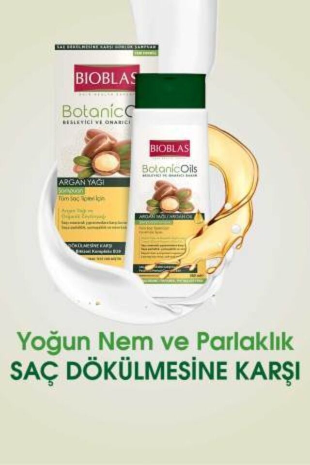 BIOBLAS BOTANIC OILS ARGAN YAĞLI ŞAMPUAN 360 ML