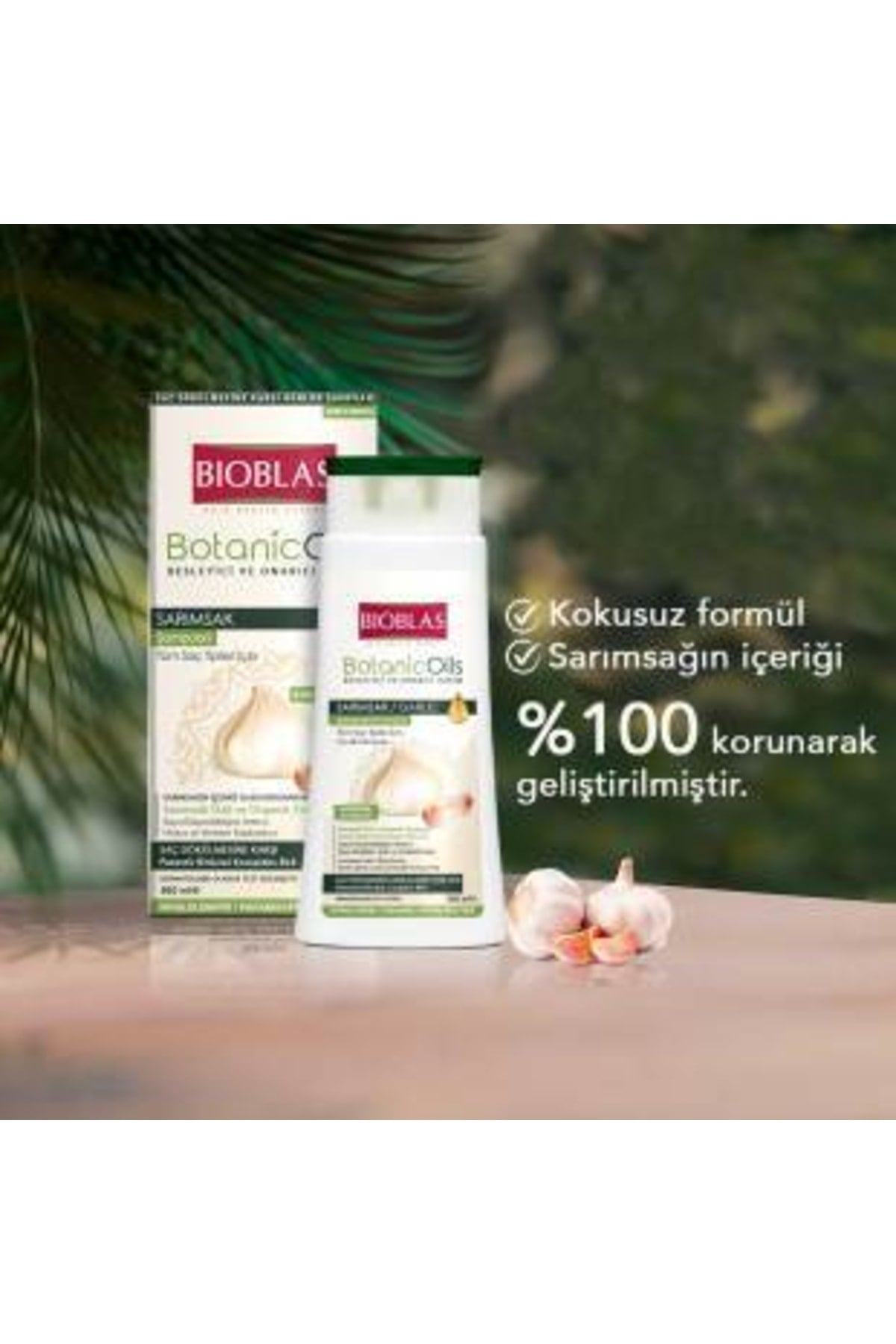 BIOBLAS BOTANIC OILS SARIMSAK ŞAMPUANI 360 ML