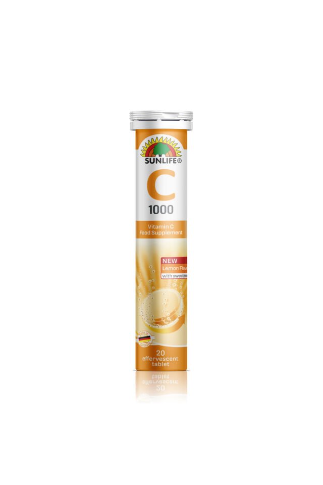 SUNLİFE VİTAMİN C 1000 MG 20 EFERVESAN TABLET