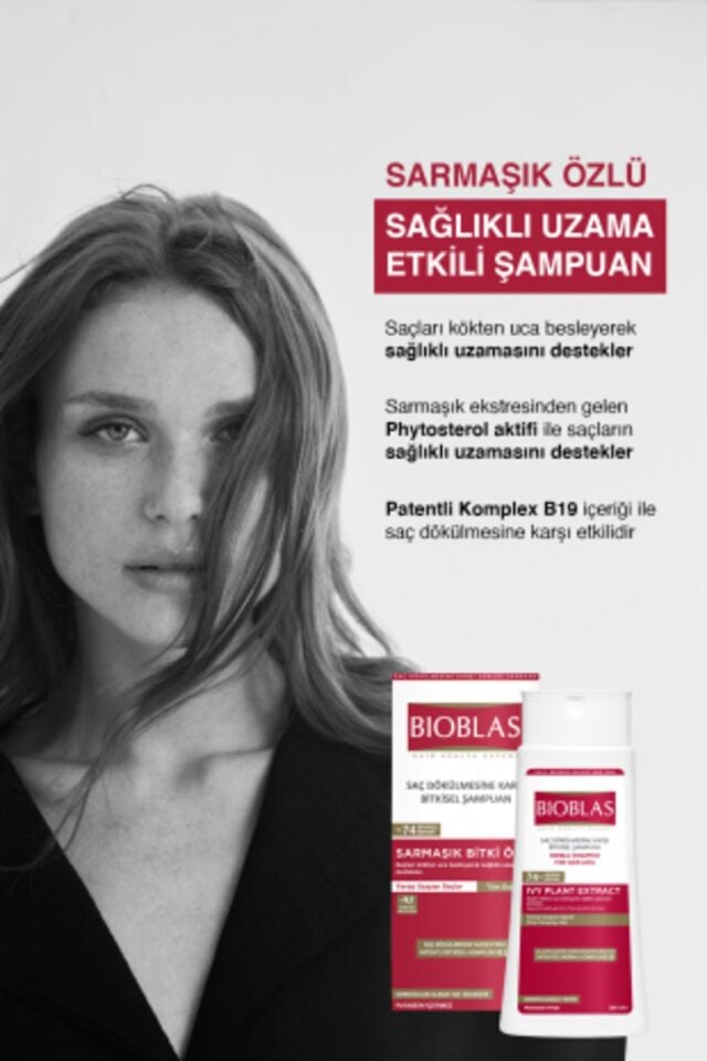 BIOBLAS YAVAŞ UZAYAN SAÇLAR İÇİN ŞAMPUAN 360 ML