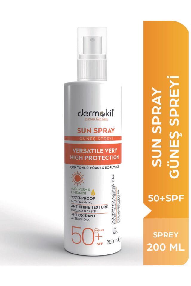 DERMOKİL GÜNEŞ SPREYİ SPF50+ 200ML