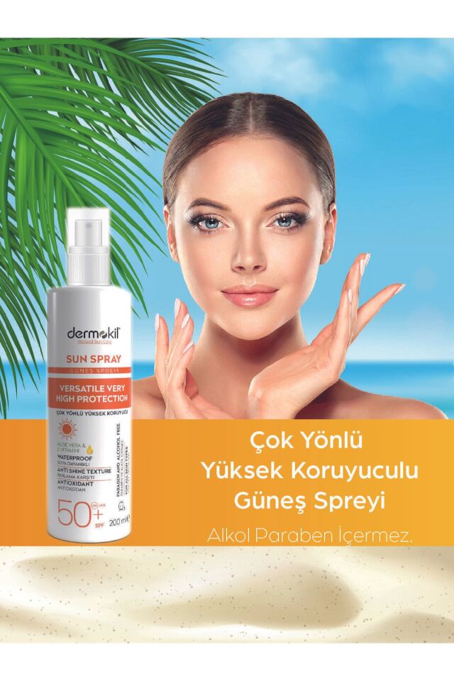 DERMOKİL GÜNEŞ SPREYİ SPF50+ 200ML