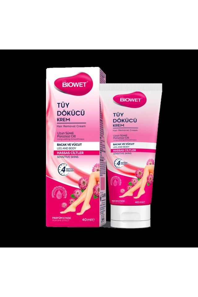 BIOWET TÜY DÖKÜCÜ KREM HASSAS CİLTLER 40 ML