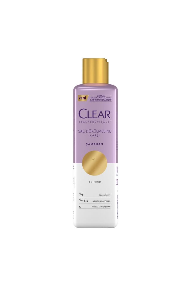 CLEAR SCALPCEUTICALS ŞAMPUAN SAÇ DÖKÜLMESİNE KARŞI 300 ML