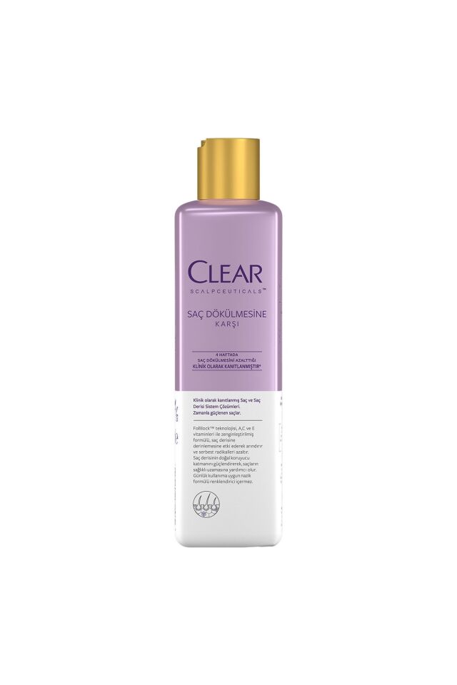 CLEAR SCALPCEUTICALS ŞAMPUAN SAÇ DÖKÜLMESİNE KARŞI 300 ML