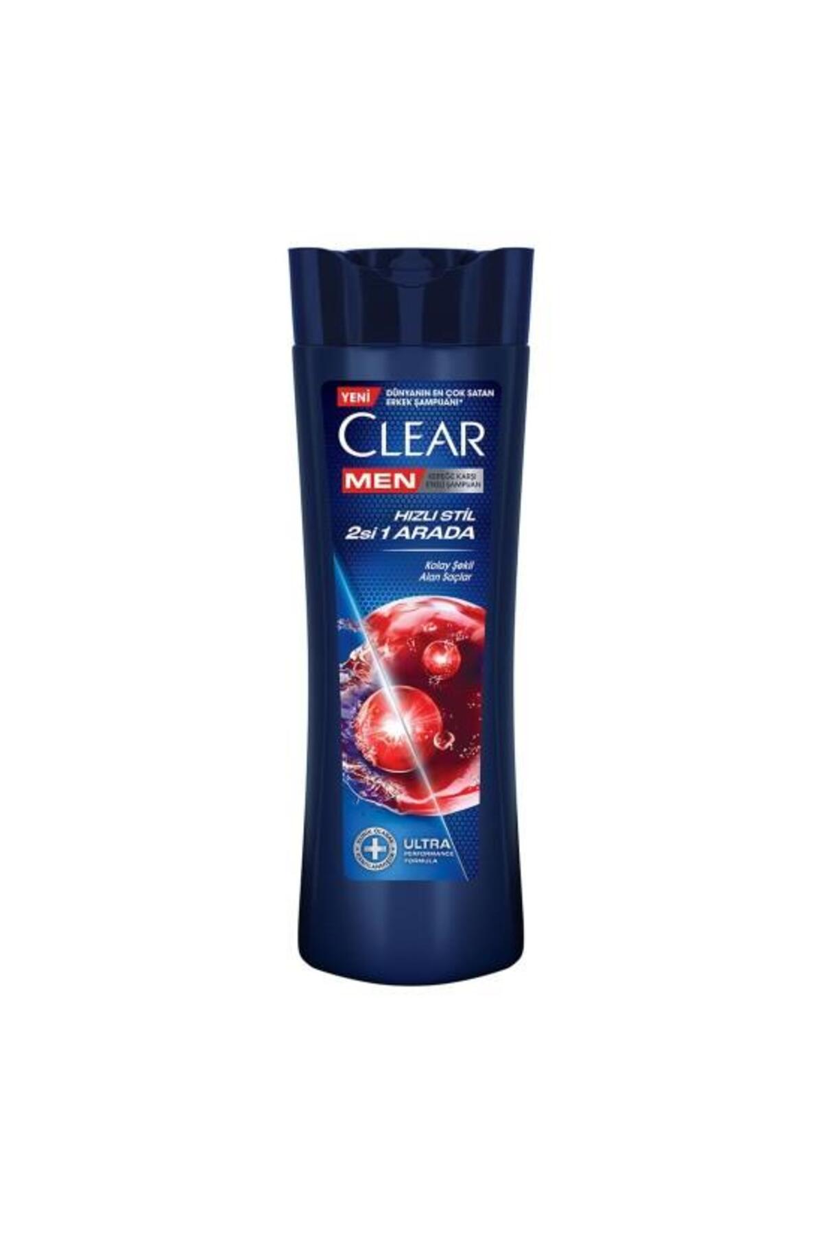 CLEAR MEN KEPEĞE KARŞI ETKİLİ ŞAMPUAN HIZLI STİL 2'Sİ 1 ARADA 350 ML