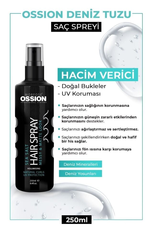 OSSION DENİZ TUZU SPREYİ 250 ML