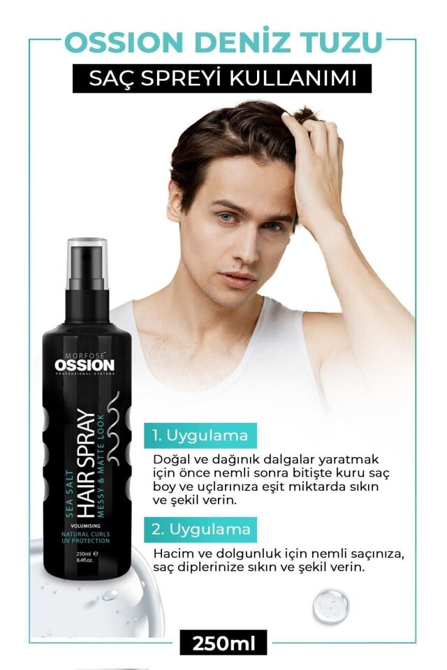 OSSION DENİZ TUZU SPREYİ 250 ML