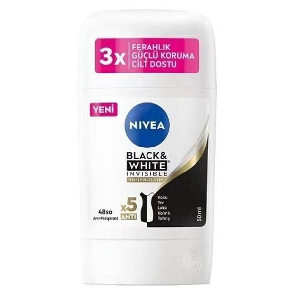 NIVEA STICK WOMEN BLACK&WHITE IPEKSI 50 ML