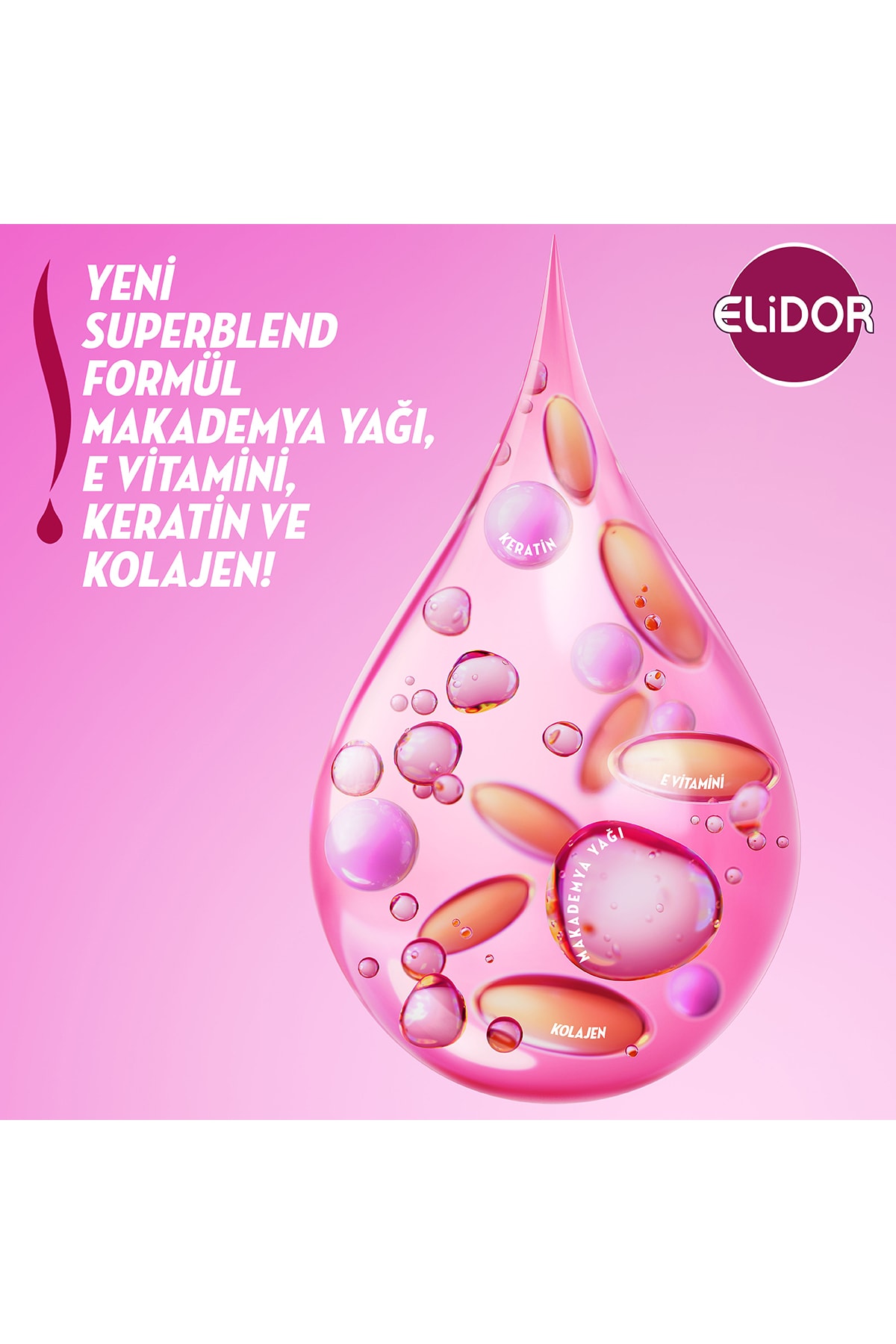 ELİDOR SAÇ BAKIM KREMİ GÜÇLÜ VE PARLAK 350 ML