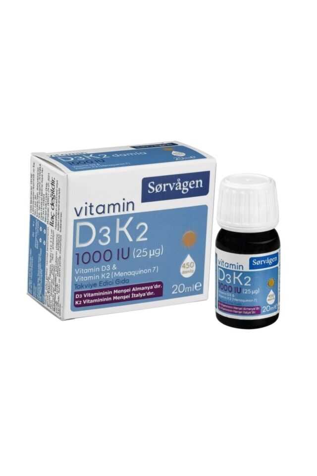 SORVAGEN D3K2 DAMLA 1000 IU 20 ML