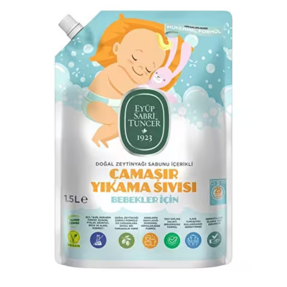 EYÜP SABRİ TUNCER BEBEK ÇAMAŞIR YIKAMA SIVISI 1500 ML