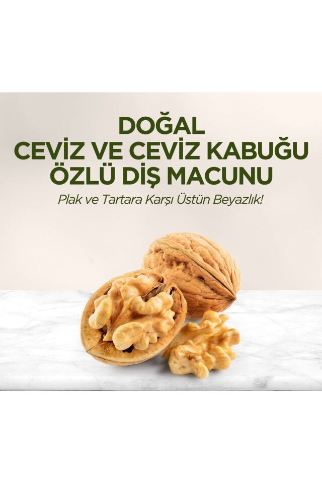 EYÜP SABRİ TUNCER DOĞAL CEVİZ VE CEVİZ KABUĞU ÖZLÜ DİŞ MACUNU 90 ML