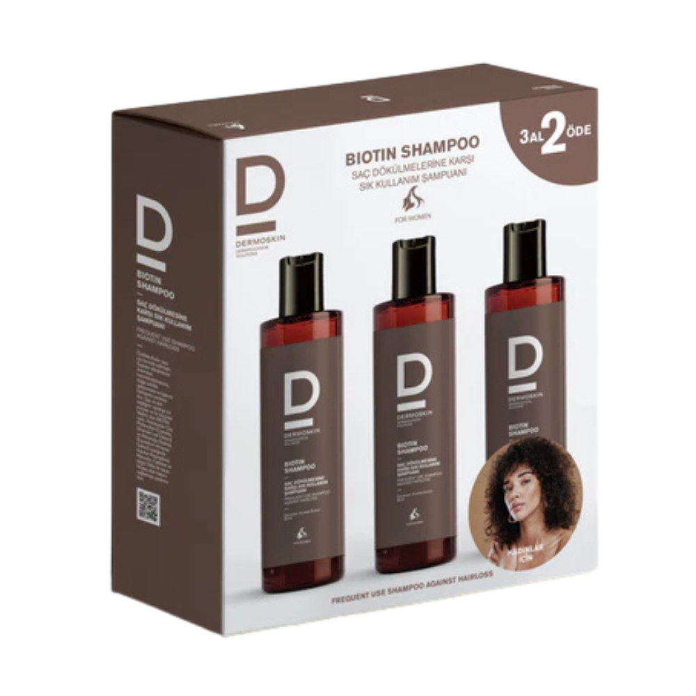 DERMOSKİN BİOTİN ŞAMP. 3 AL 2 ÖDE KADINLAR İÇİN