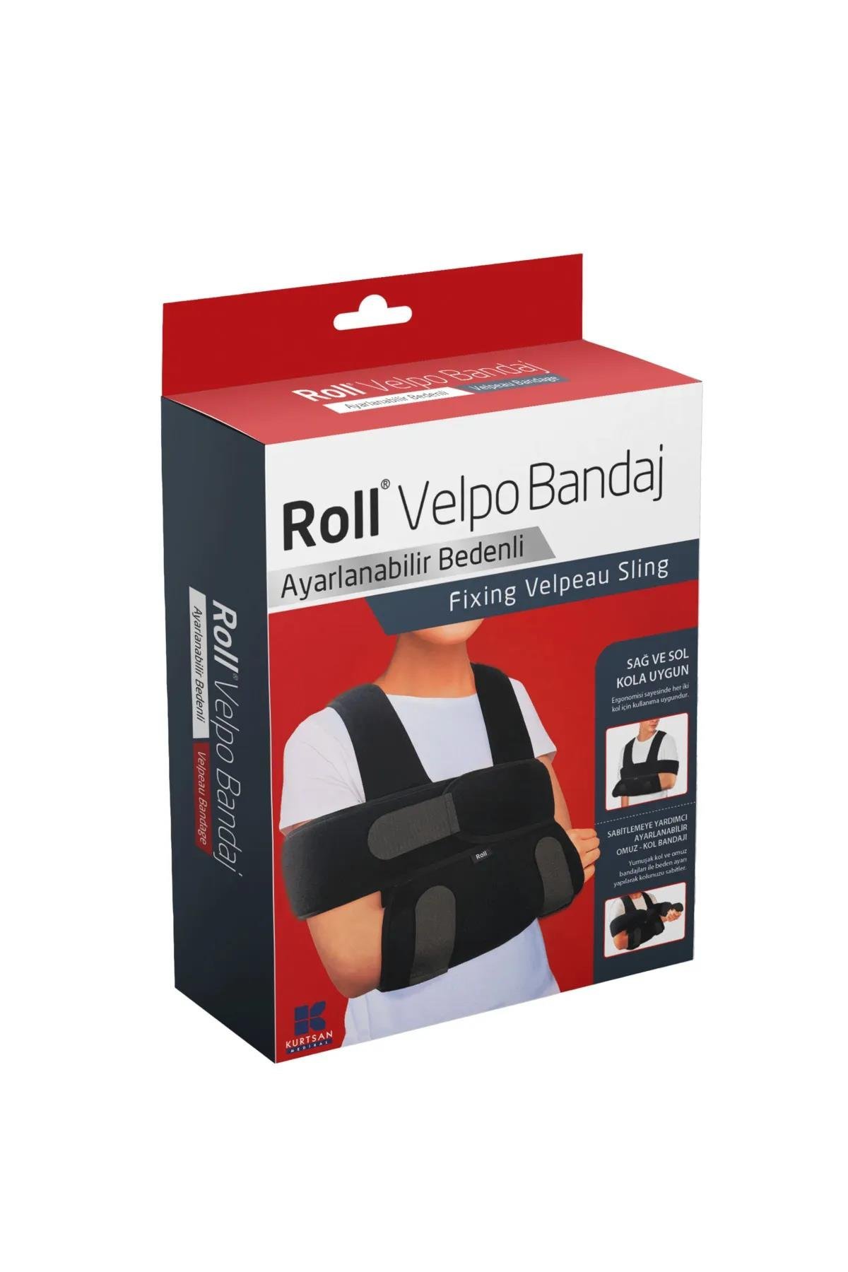 ROLL VELPO AYARLANABİLİR BEDENLİ BANDAJ YETİŞKİN