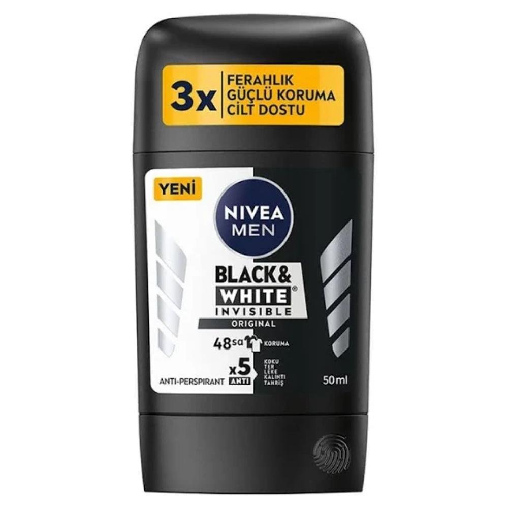 NIVEA STICK FORMEN BLACK&WHITE INV.ORIGINAL 50 ML