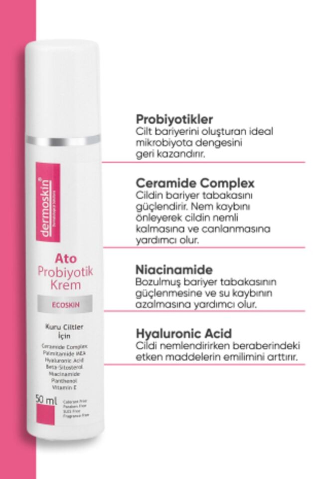 DERMOKSİN ATO PROBİYOTİK KREM 50 ML