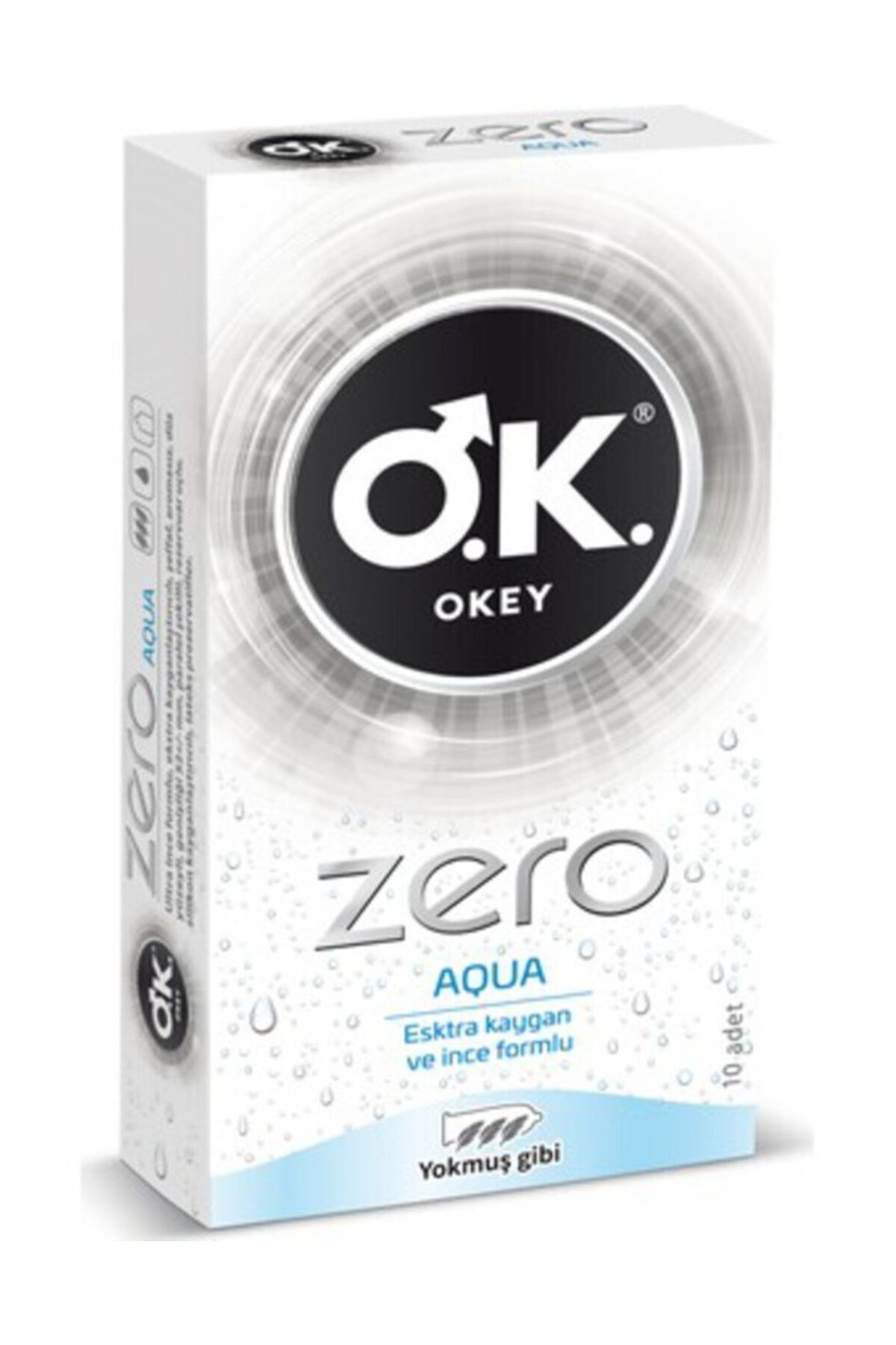 OKEY PREZERVATİF ZERO AQUA 10 LU