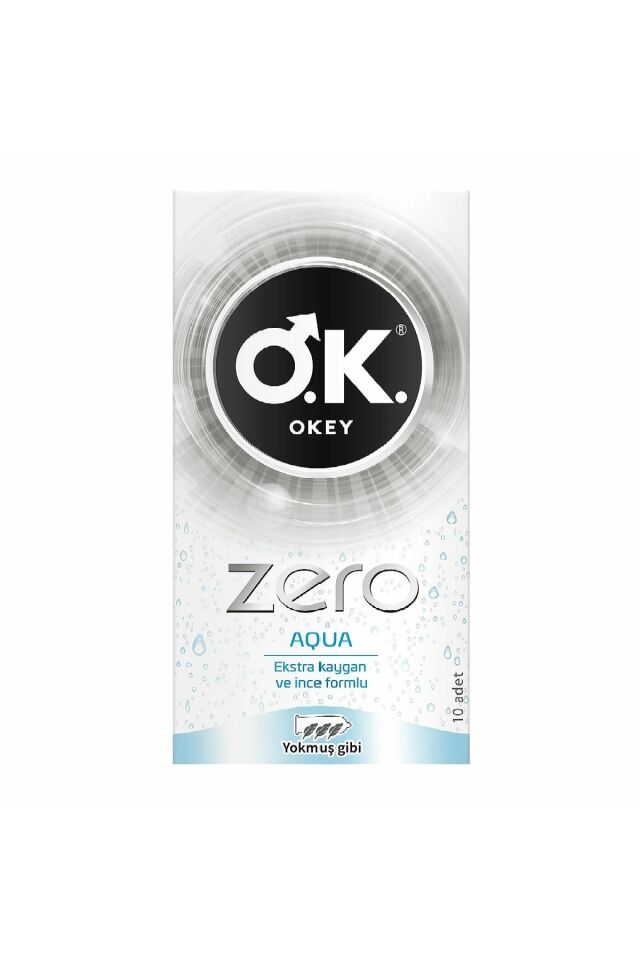 OKEY PREZERVATİF ZERO AQUA 10 LU